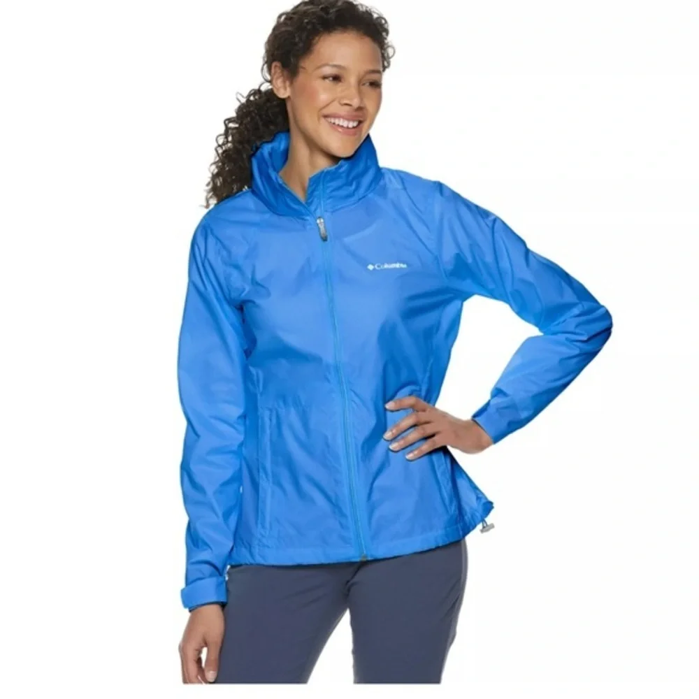 Columbia Omni Shield Advanced Repellency Switchback IV harbor blue jacket 3x